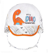 Czapka z daszkiem, pilotka na lato dla chłopca, Little Dino rozm. 46-47 cm