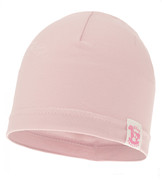 Czapka dla noworodka, dla dziewczynki, wiosenna/letnia, Milana, pudrowy róż,  36-39 cm