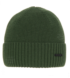 Czapka zimowa męska, z wełną merino, Nehk, zielony, 55-58 cm