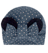 Czapka wiosenna/jesienna dla dziewczynki, granatowa, Facilia 48-50 cm