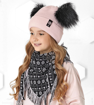 Czapka i chusta zimowa, Cadina  rozm. 50-54 cm