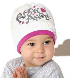 Czapka wiosenna/ jesienna dla dziewczynki, Rock Angel, 46-50 cm