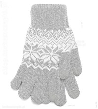 Ciepłe rękawiczki dotykowe do ekranów, chłopięce R153, 12-14 lat