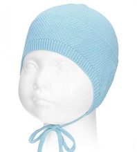 Czapka wiosenna dla chłopca, Pineto, niebieska, rozm. 40-44 cm