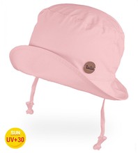 Kapelusz dla dziewczynki,  różowy, filtr UV+30, Gaspar,  42-44  cm