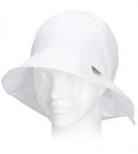Kapelusz dla dziewczynki z filtrem UV, Tomisia, biały, 54-56 cm