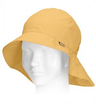 Kapelusz dla dziewczynki z filtrem UV, żółty, Tomisia, 46-48 cm