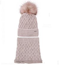Komplet zimowy, czapka i komin damski, Yamini, rozm. 54-56 cm