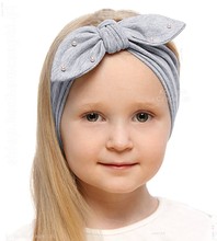 Opaska dla dziewczynki, bawełniana, na głowę, do wiązania kokardą, Lehenka, rozm. uniwersalny 42-48cm