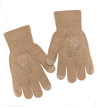 Rękawiczki dla dziewczynki, dotykowe do smartfonu, rozmiar 6-8 lat