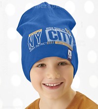 Sportowa niebieska czapka  NY City  rozm. 48-50 cm