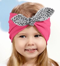 Szeroka opaska na głowę dla dziewczynki, turban, 46265, obw. 44-46cm