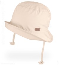 Wiązany kapelusz dla chłopca, Gaspar, filtr UV +30, beżowy, 46-48  cm