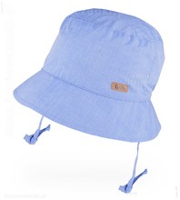 Wiązany kapelusz dla chłopca przeciwsłoneczny z fitrem UV +30 Gaspar  rozm. 42-44  cm