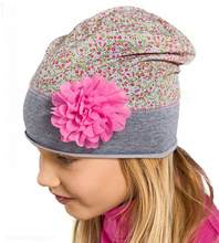 Zapominajka, czapka dla dziewczynki, wiosenna/jesienna, rozm. 46-48 cm