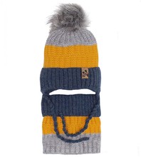 Zimowy komplet czapka i golf dla chłopczyka  Napus, rozm. 44-48 cm