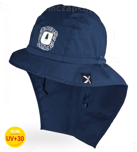  Kapelusz safari wiązany dla  chłopca filtr UV +30  Timur rozm. 48-50cm