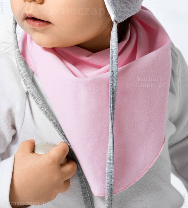 Chustka dla niemowlaka, pod szyję, na głowę z bawełny, wiek 3-24 miesięcy