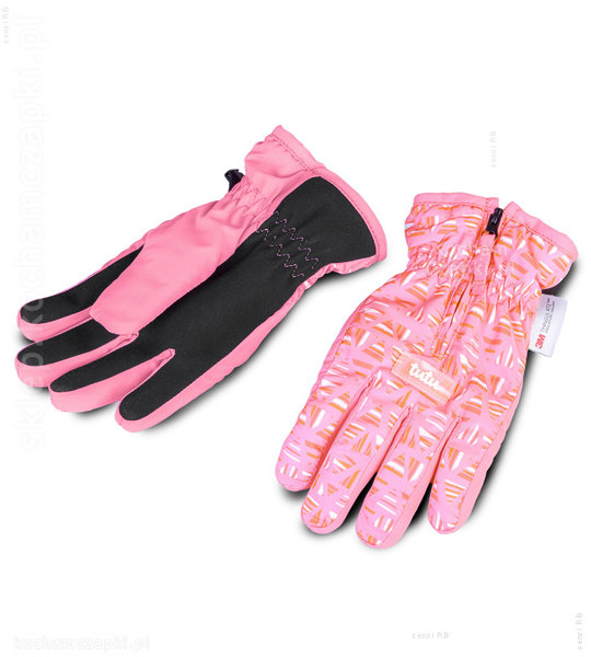 Ciepłe zimowe rękawiczki wodwodoodporne 3M  na śnieg, narciarskie rozm. 10-11 lat