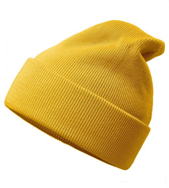 Czapka merino,  beanie/smerf podwójna Farado rozm. 54-58 cm