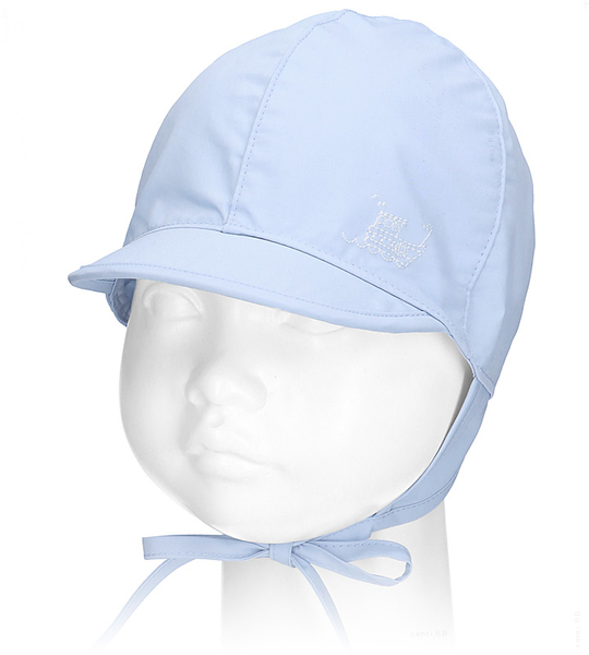 Czapka na lato dla chłopca, filtr UV, niebieska, Sea Breeze, rozm. 46-48 cm