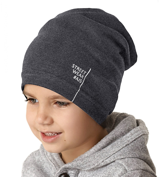 Czapka wiosenna/jesienna dla chłopca, żółta, Street Wear, 48-50cm