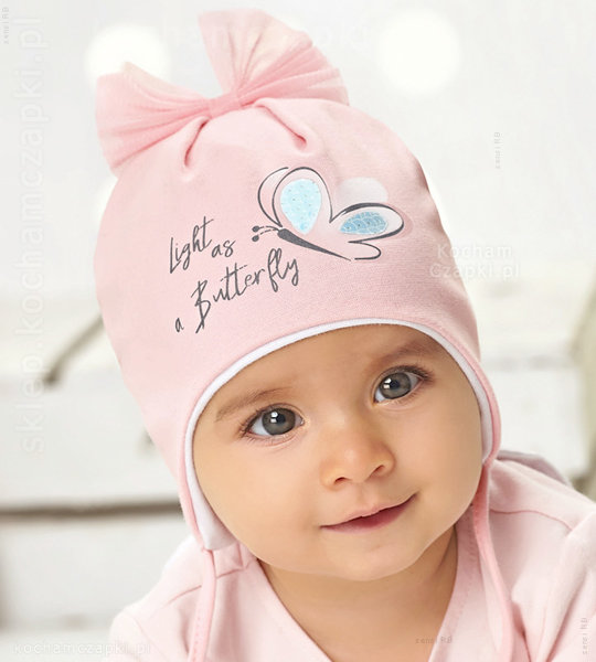 Elegancka czapeczka niemowlęca Esseja rozm. 42-46 cm