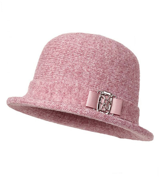 Elegancki kapelusz damski, Rioden, różowy, 55-56 cm