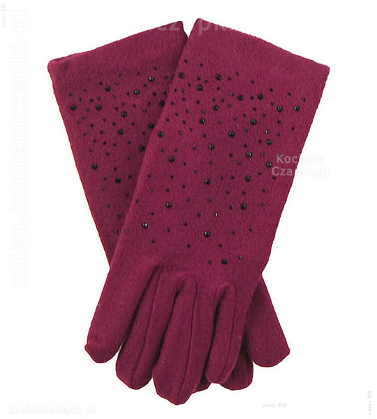 Eleganckie cienkie rękawiczki damskie z dżetami, rozmiar S/M, na wiosnę / jesień