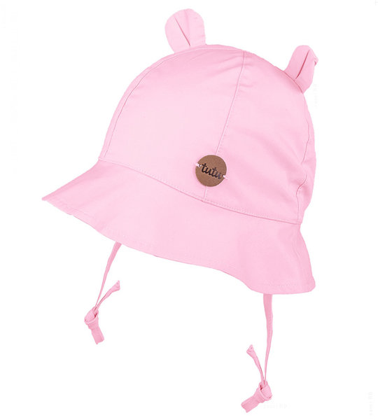 Kapelusz dla dziewczynki,  Filtr UV+30, różowy, Solvig, 44-46  cm