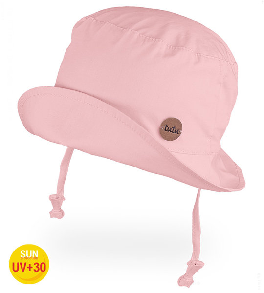 Kapelusz dla dziewczynki, filtr UV +30, różowy, Gaspar, 46-48  cm