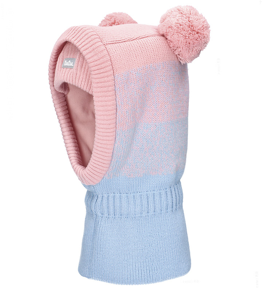 Kominiarka dla dziewczynki, dwa pompony,  Tova, rozm. 50-54 cm 