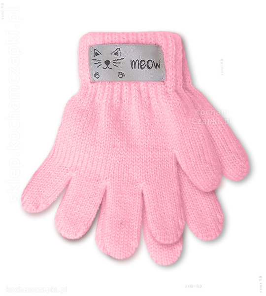 Rękawiczki dla dziewczynki Meow rozm. 2-4 lat