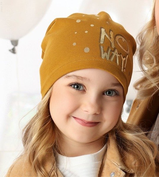 Super czapka dla dziewczynki, wiosna-jesień, No Way rozm. 48-50 cm