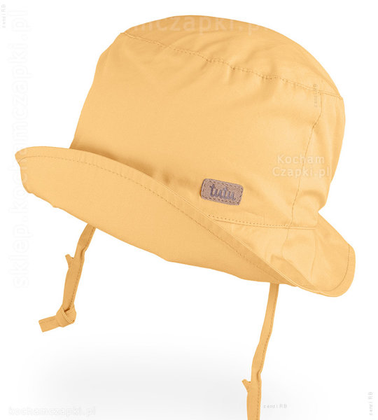 Wiązany kapelusz dla chłopca  UV +30 przeciwsłoneczny Gaspar  rozm. 50-52  cm