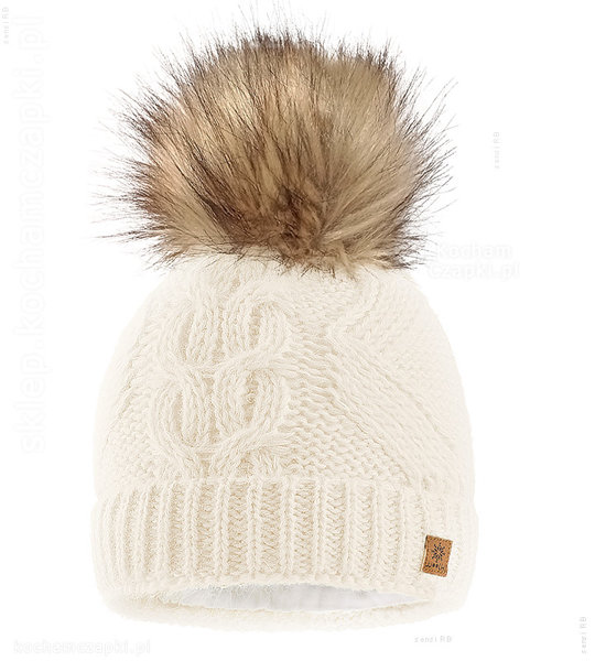 Zimowa czapka damska, Woolk, Igness,  rozm. 55-58 cm